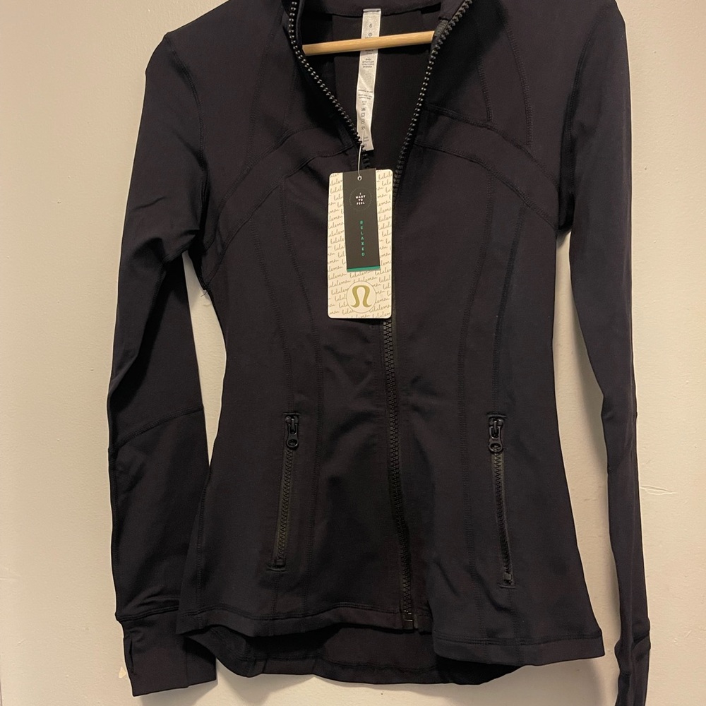 Lululemon Define Jacket Black Zip-Up Jacket size 6 NEVER WORN